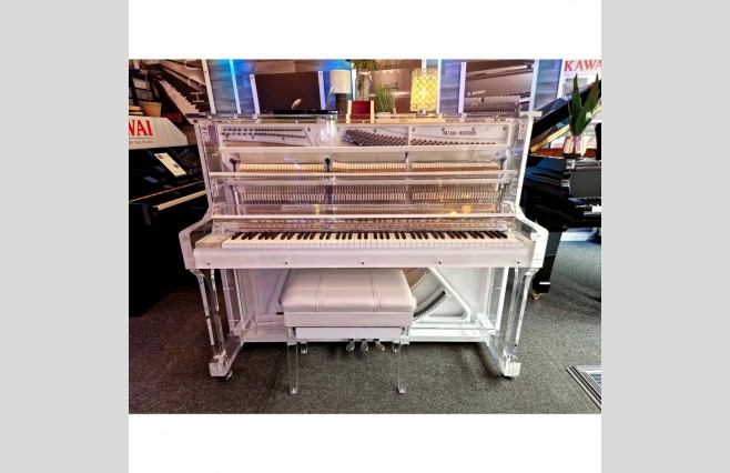 Steinhoven SU123 Crystal Upright Piano All Inclusive Package - Image 1